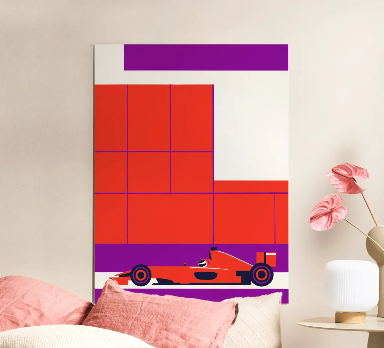 Formula Racing poster con telaio in legno da TODAY'S SHOP