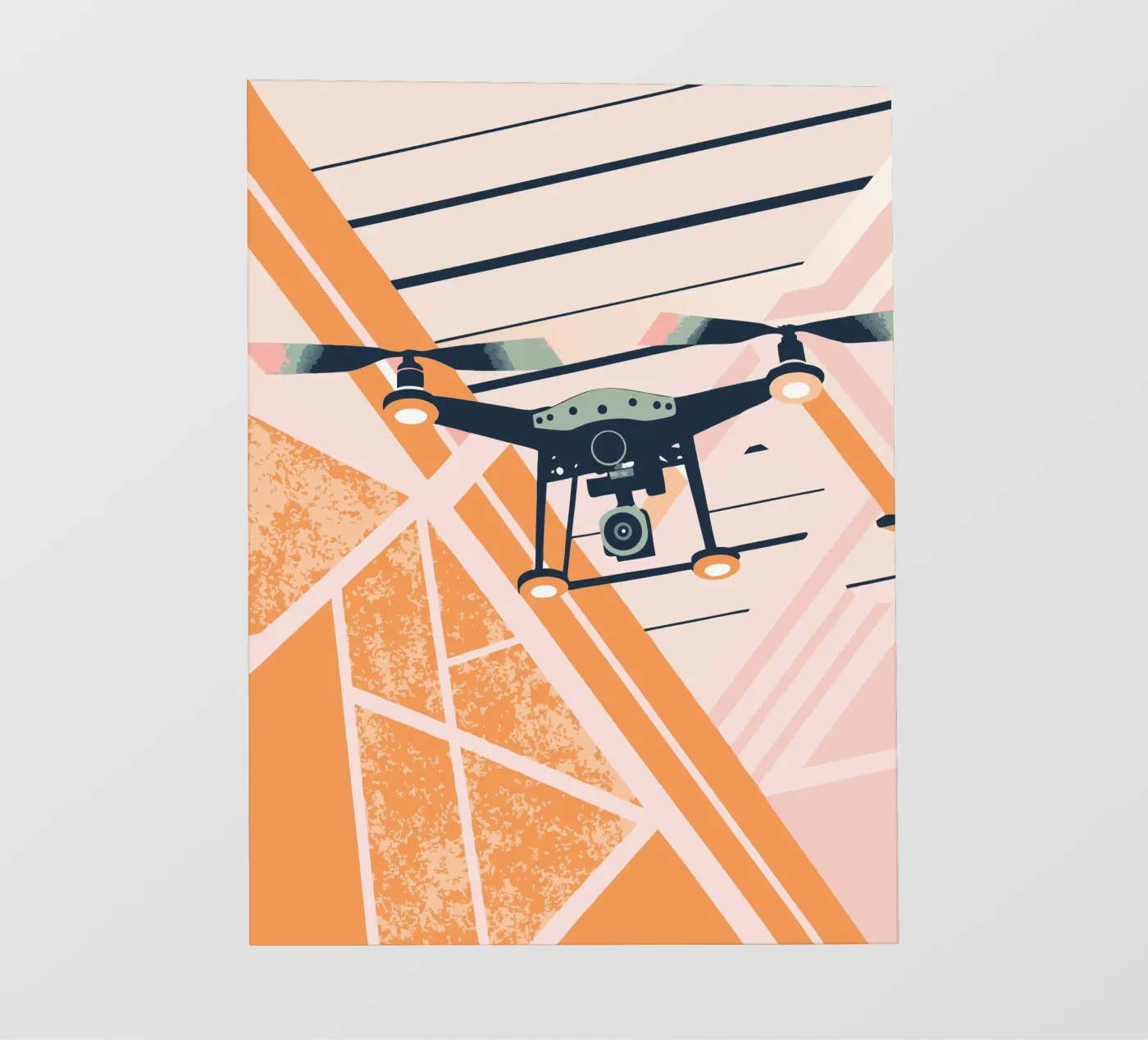 Drone Camera fotobehang van TODAY'S SHOP
