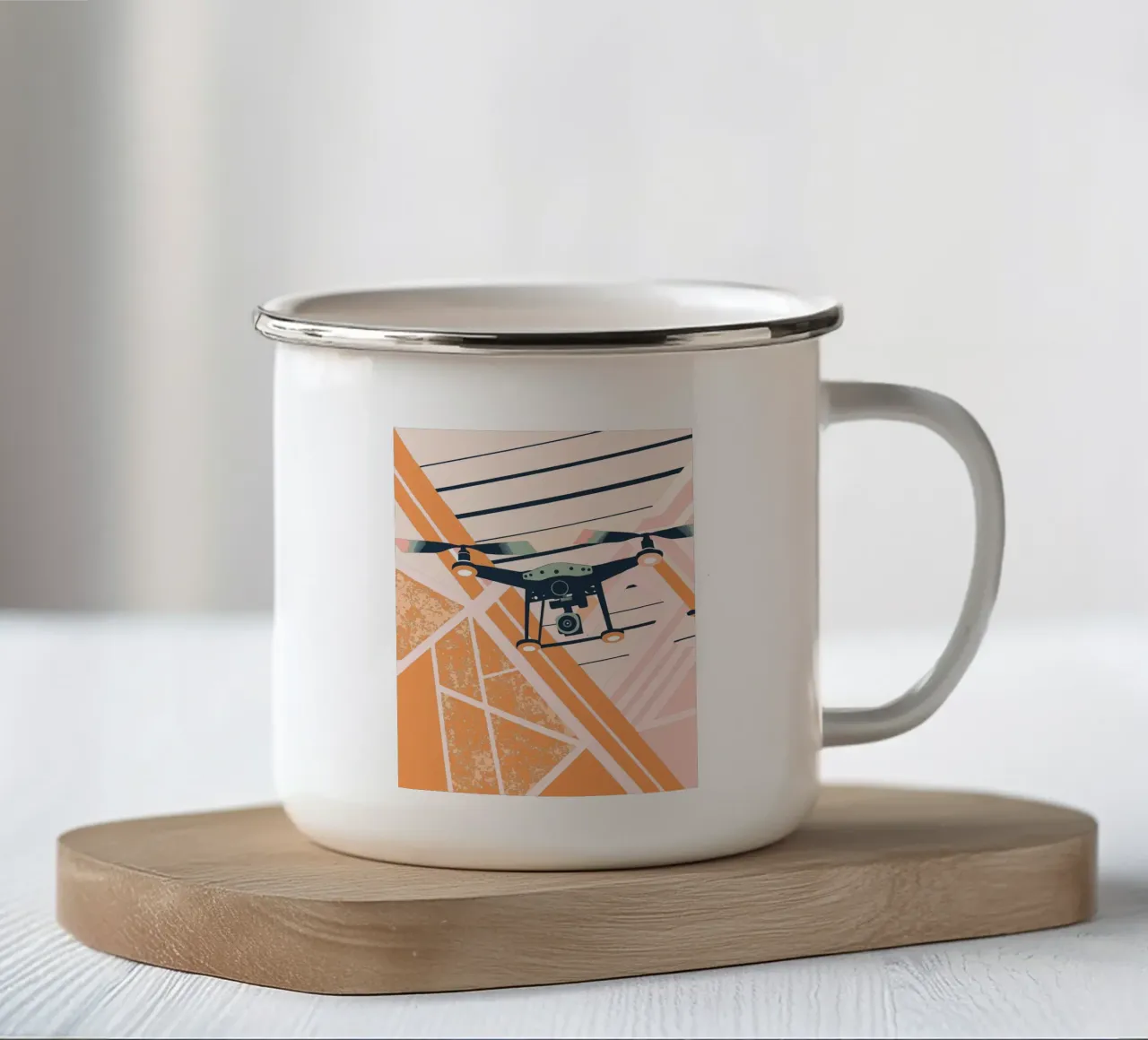 Drone Camera tazza in smalto da TODAY'S SHOP