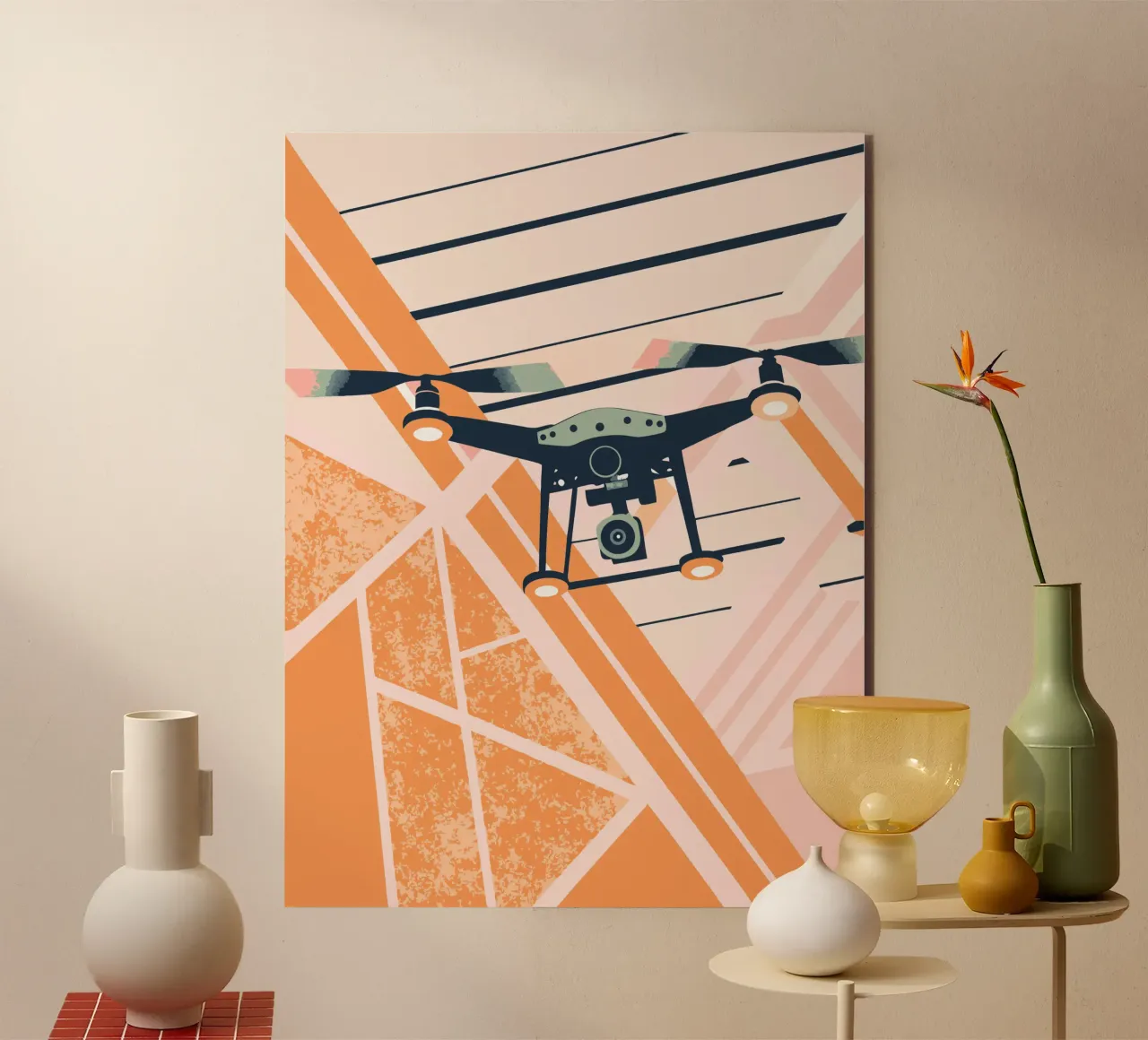 Drone Camera alluminio dibond da TODAY'S SHOP