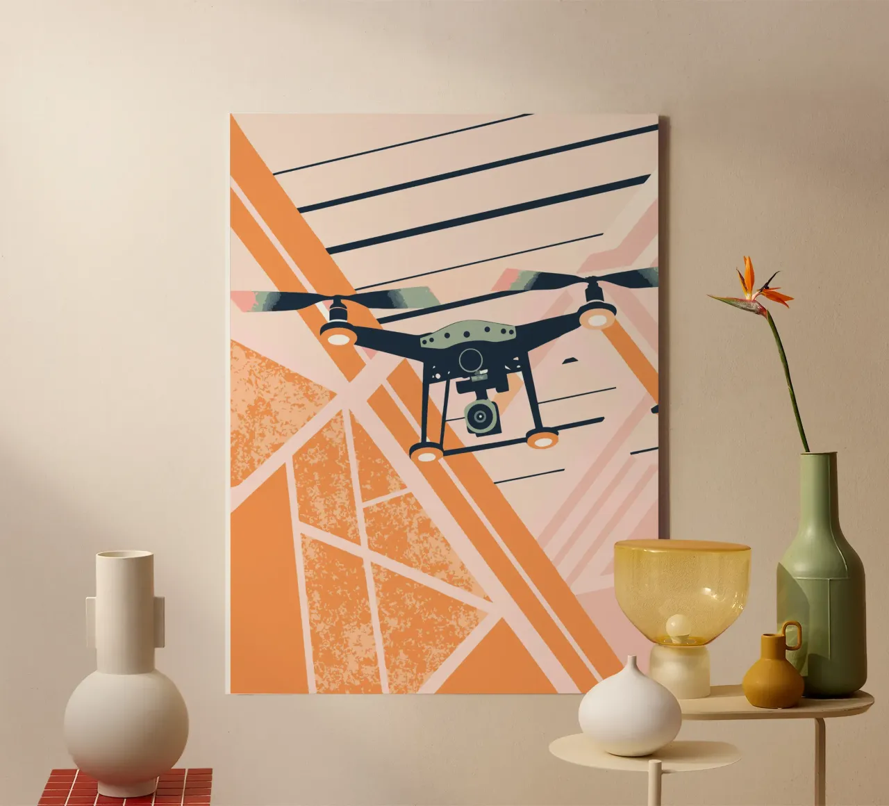 Drone Camera canvas by TODAY'S SHOP