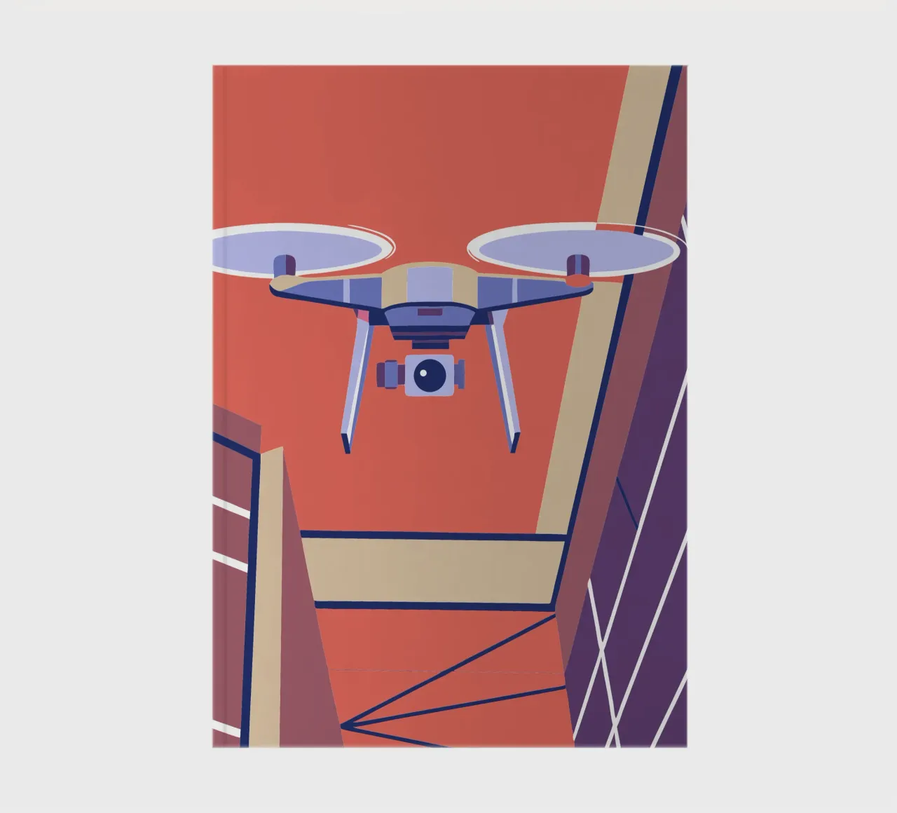 Drone Camera notebook by TODAY'S SHOP
