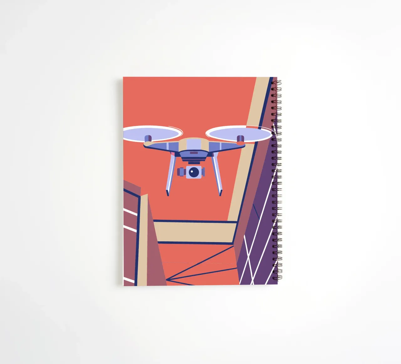 Drone Camera spiral notebook by TODAY'S SHOP