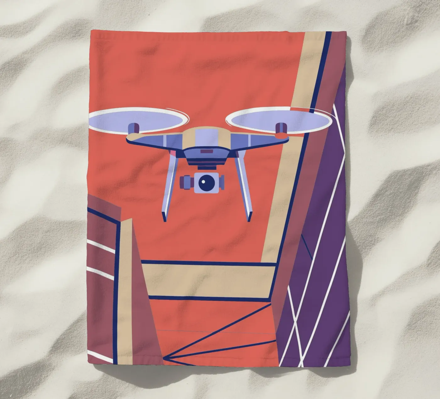 Drone Camera strandhanddoek van TODAY'S SHOP