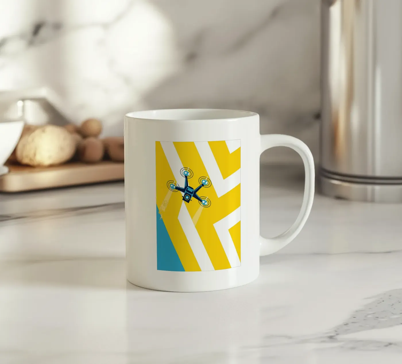 Drone Camera ceramic mug by TODAY'S SHOP