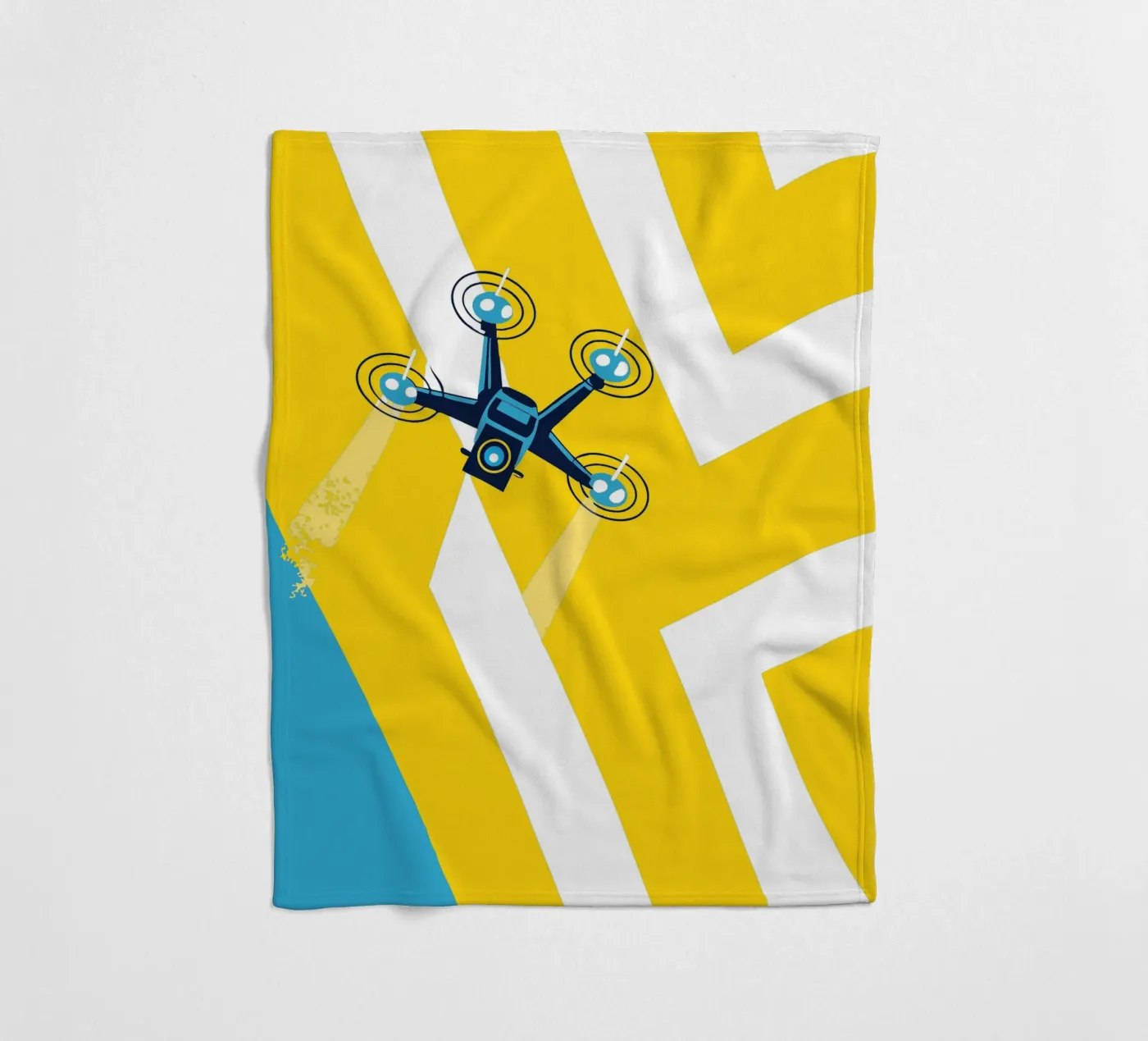 Drone Camera fleece blanket by TODAY'S SHOP