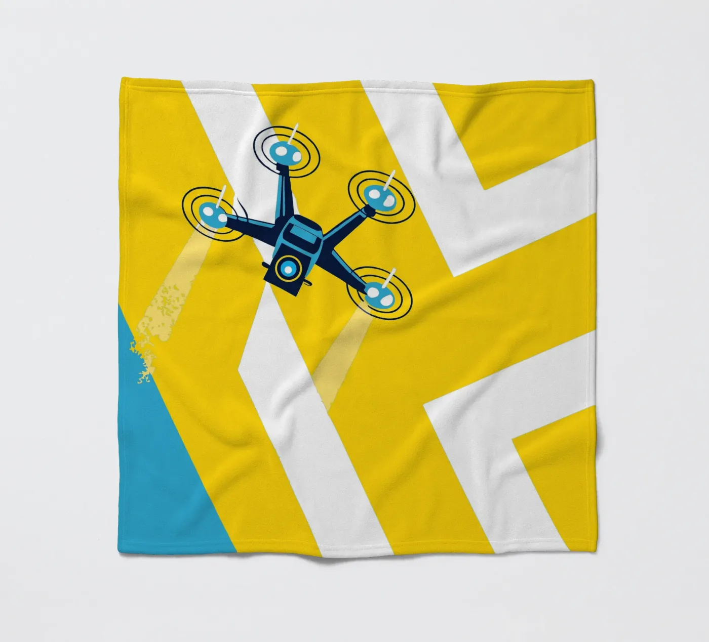 Drone Camera fleece blanket by TODAY'S SHOP