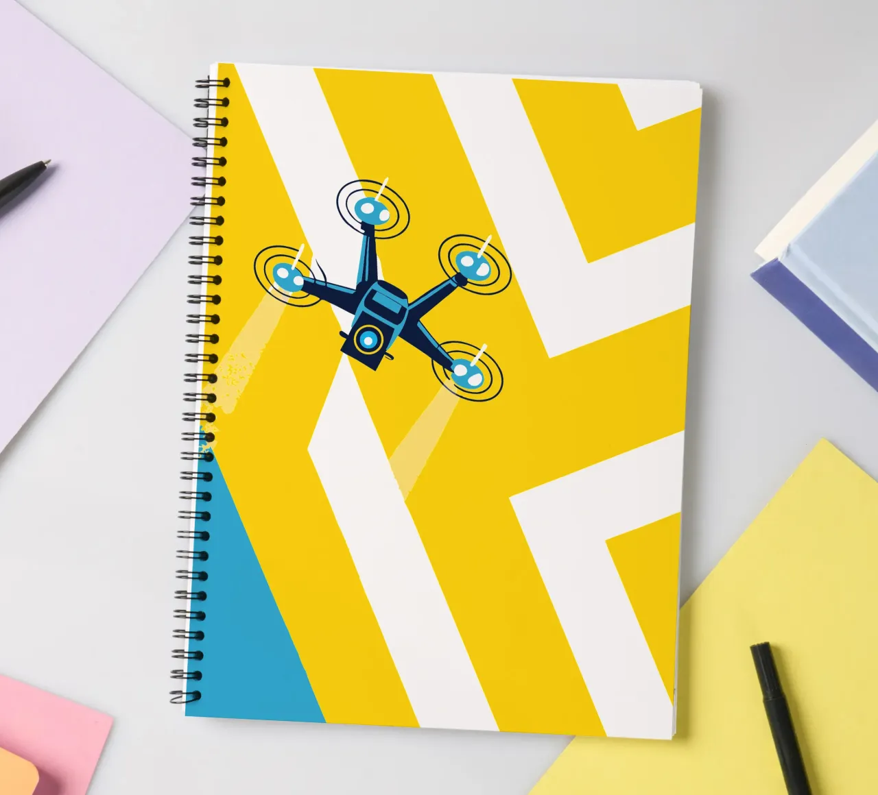 Drone Camera spiral notebook by TODAY'S SHOP
