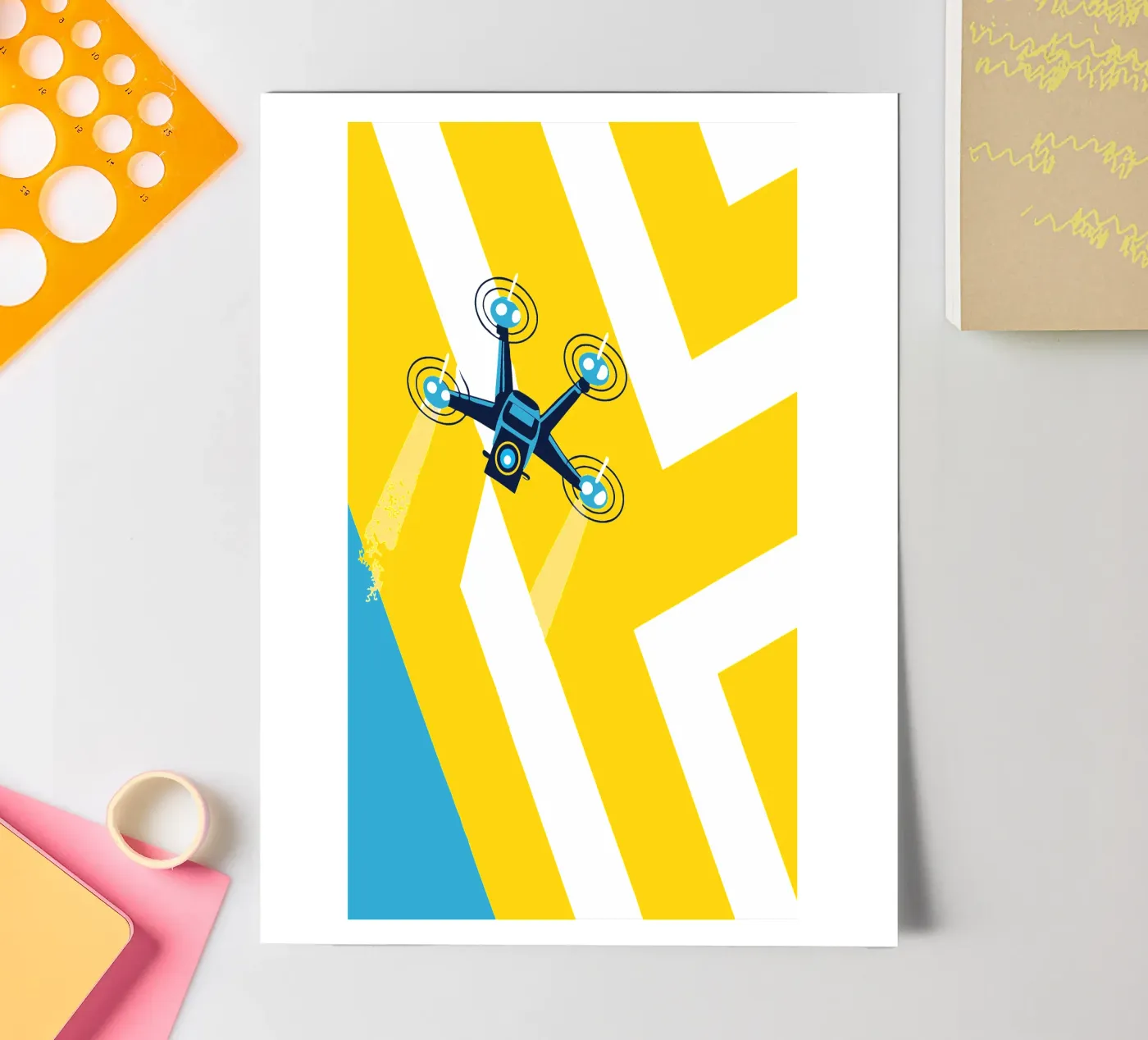 Drone Camera sticker sheet by TODAY'S SHOP