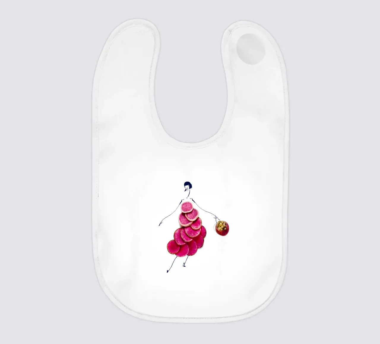 Beet Me bavaglino da Gretchen Roehrs