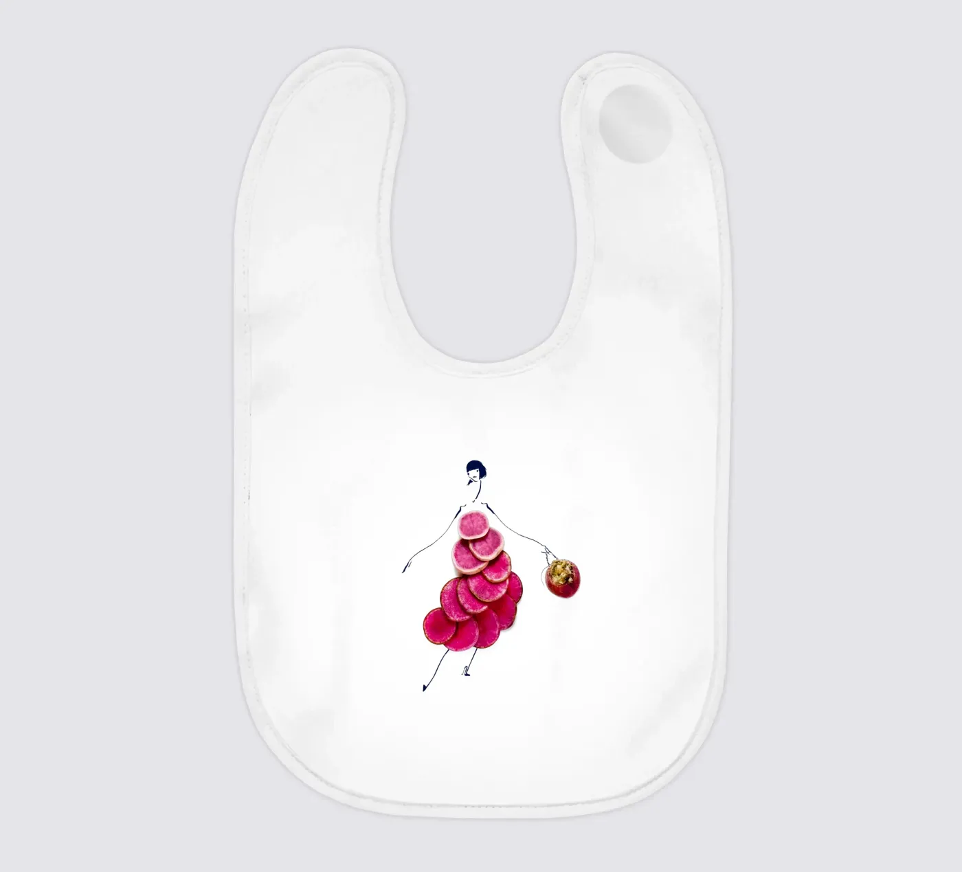 Beet Me bavaglino da Gretchen Roehrs