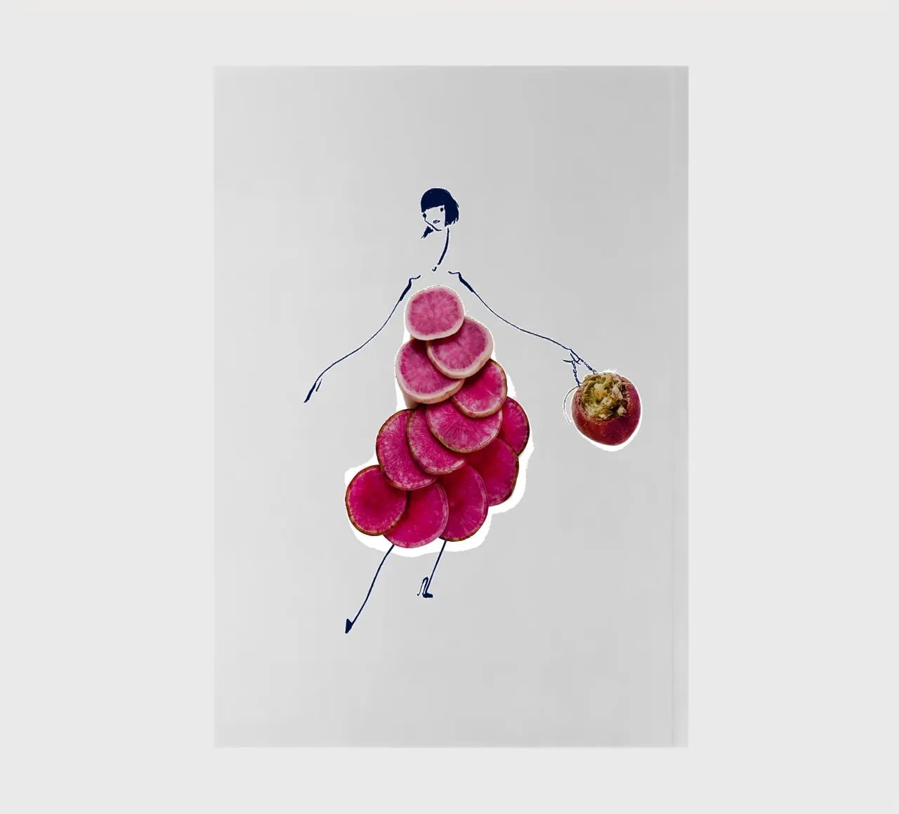 Beet Me notebook by Gretchen Roehrs