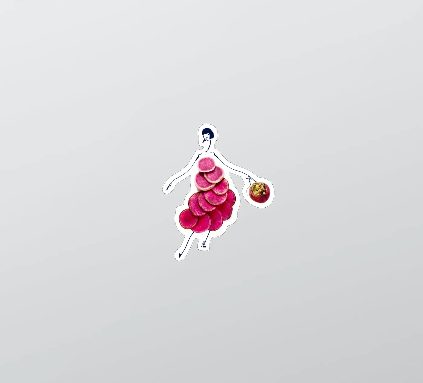 Beet Me sticker by Gretchen Roehrs