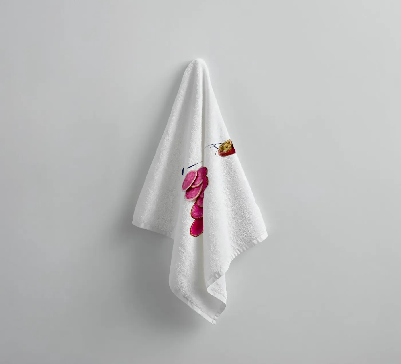 Beet Me towel by Gretchen Roehrs