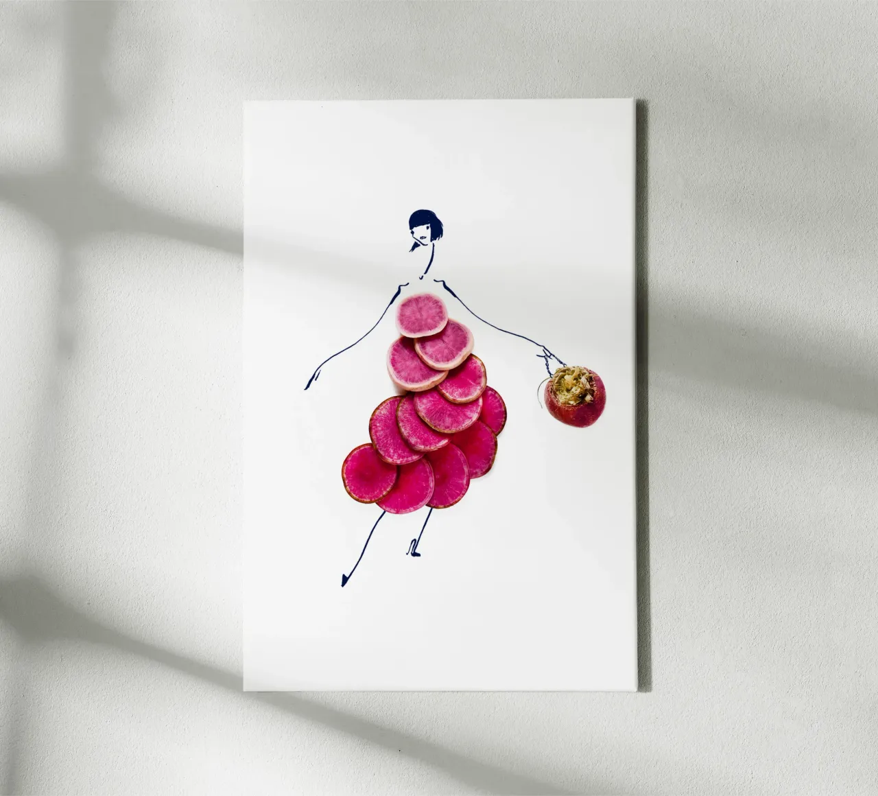 Beet Me tela con Cornice a cassetta da Gretchen Roehrs