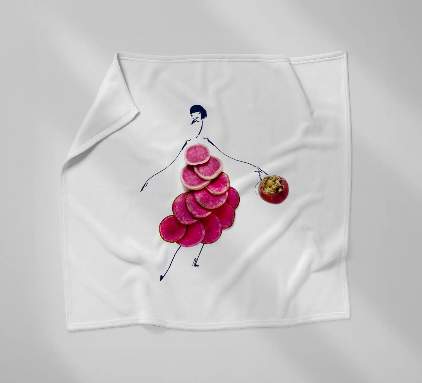 Beet Me Fleecedecke von Gretchen Roehrs