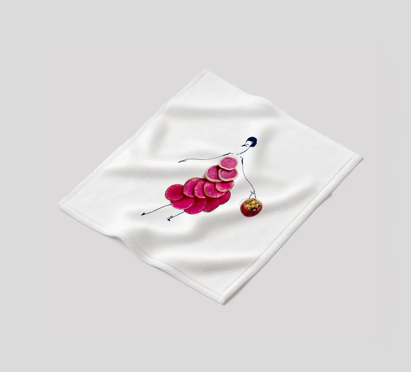 Beet Me Fleecedecke von Gretchen Roehrs