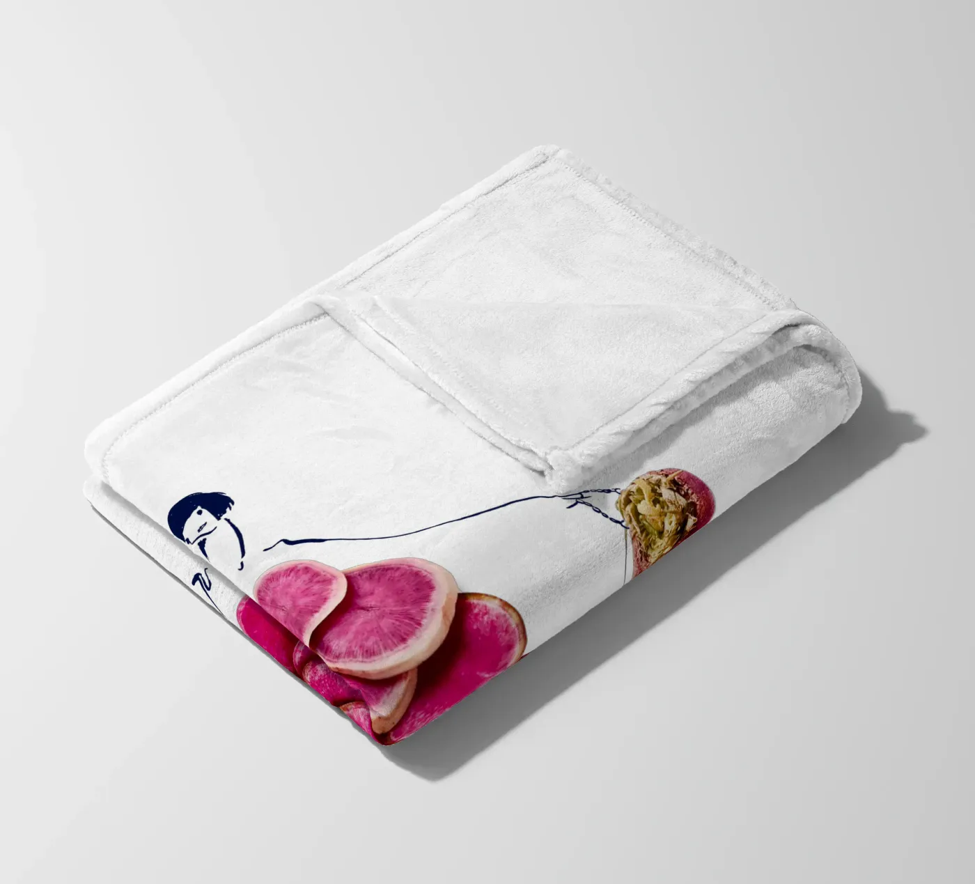 Beet Me Fleecedecke von Gretchen Roehrs