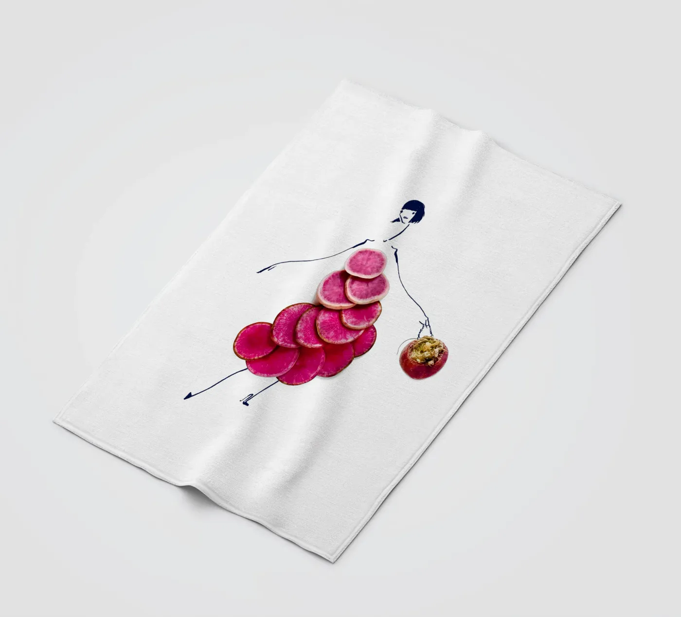 Beet Me Fleecedecke von Gretchen Roehrs