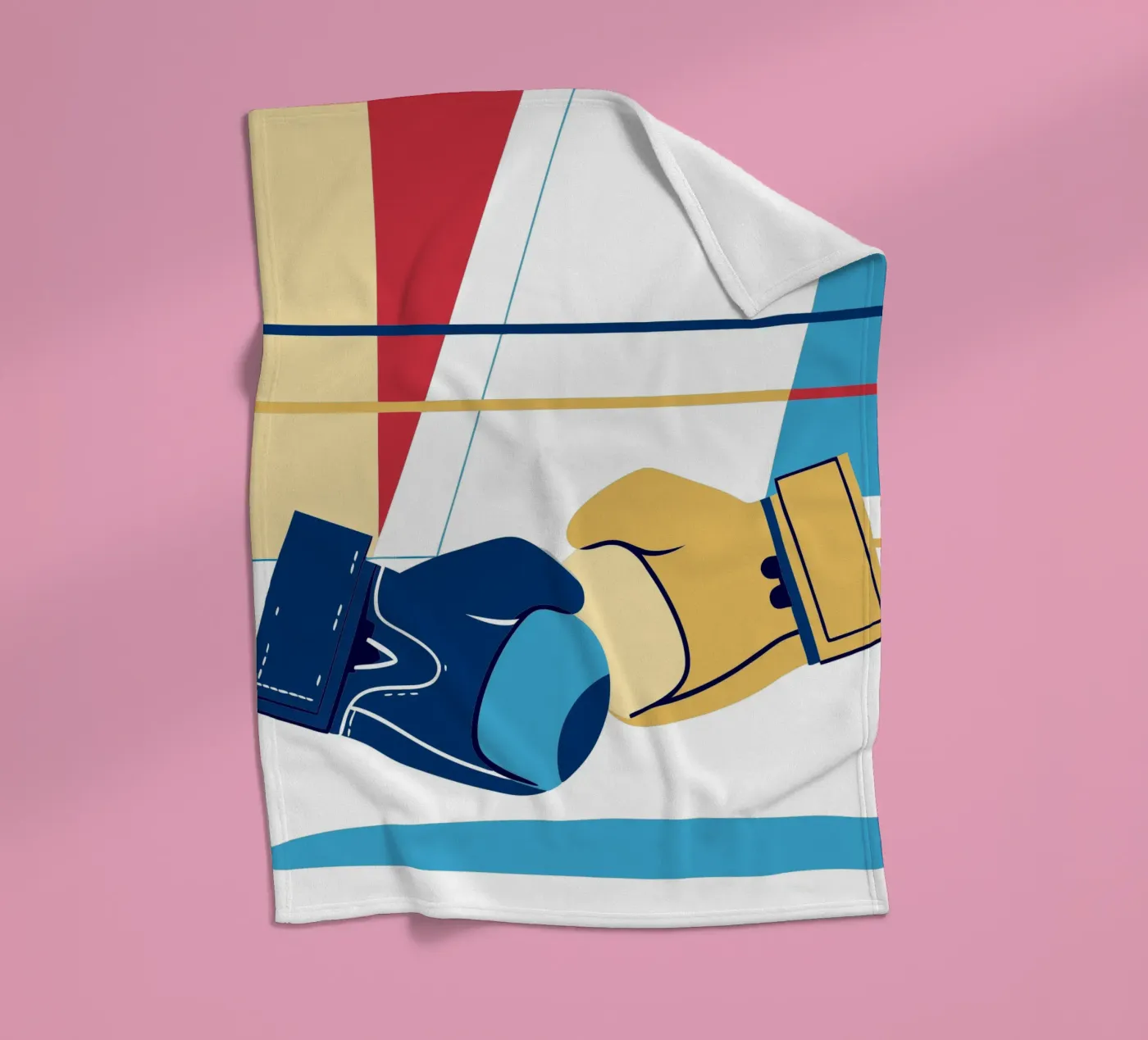 Boxing gloves Fleecedecke von TODAY'S SHOP