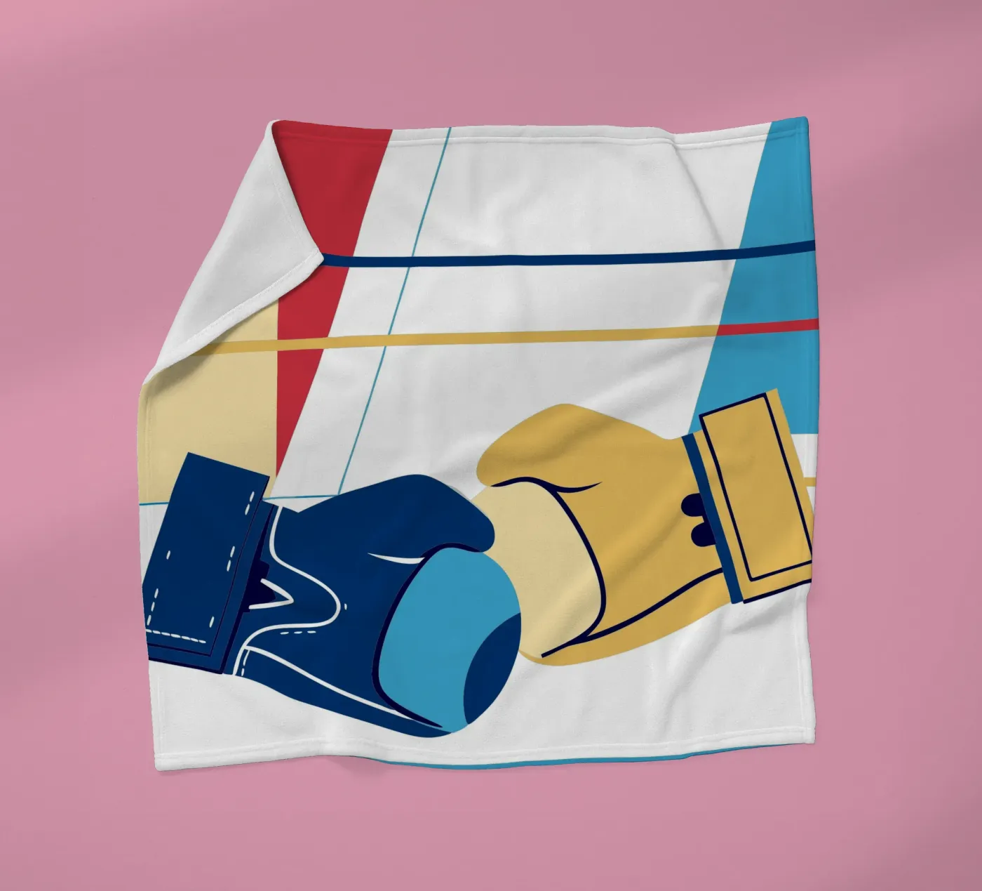 Boxing gloves Fleecedecke von TODAY'S SHOP