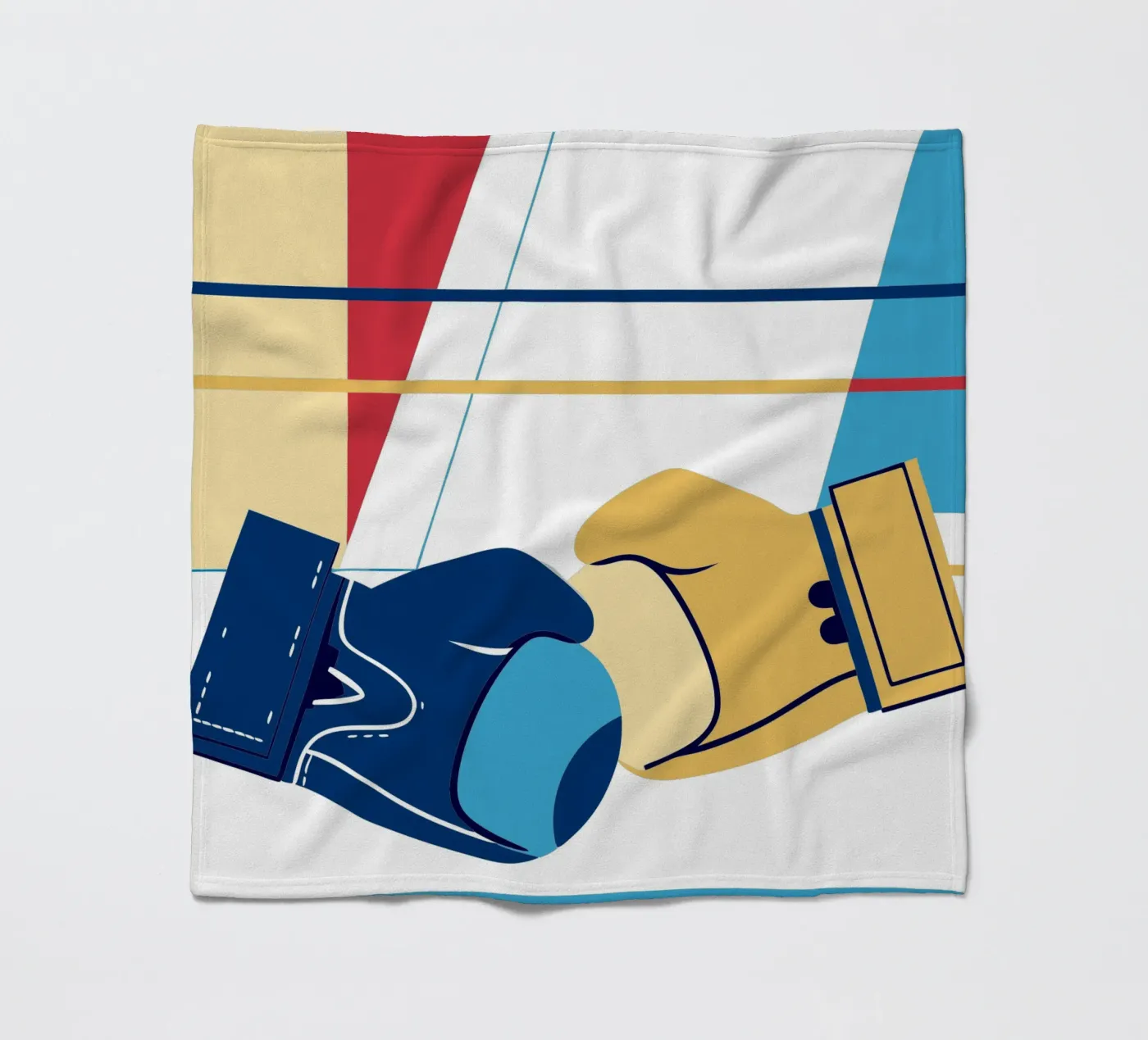 Boxing gloves Fleecedecke von TODAY'S SHOP