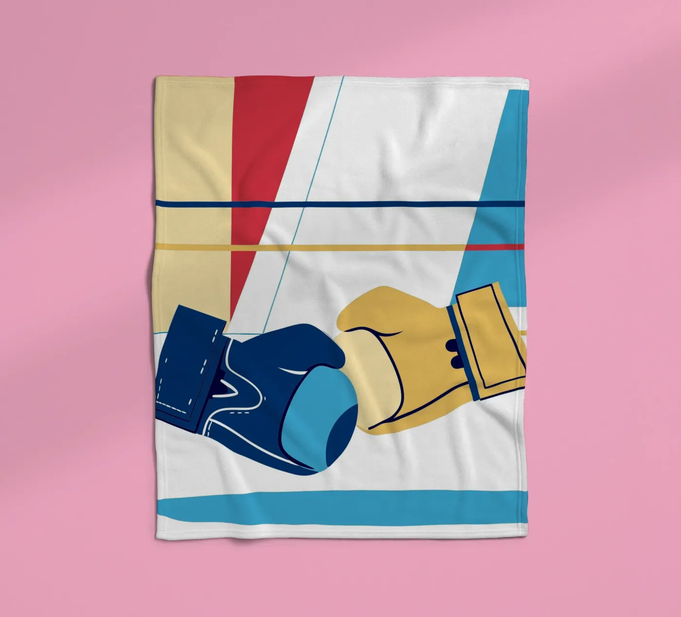 Boxing gloves Fleecedecke von TODAY'S SHOP