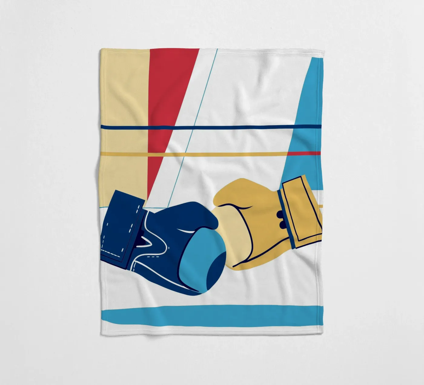 Boxing gloves Fleecedecke von TODAY'S SHOP