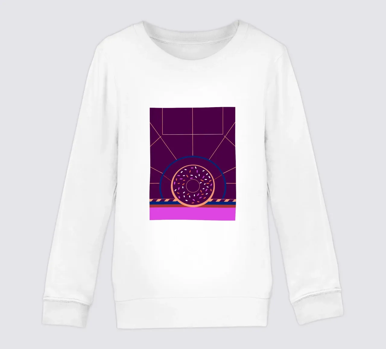 Modern Donuts kids sweatshirt by TODAY'S SHOP