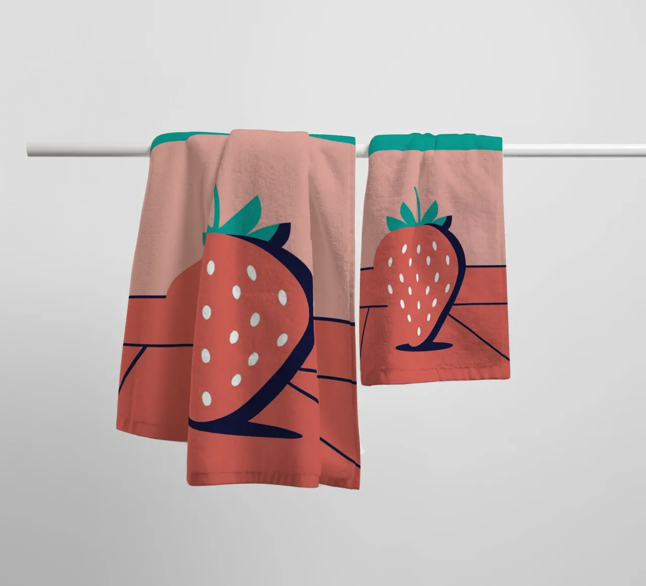 Frutta alla fragola asciugamano da bagno da TODAY'S SHOP