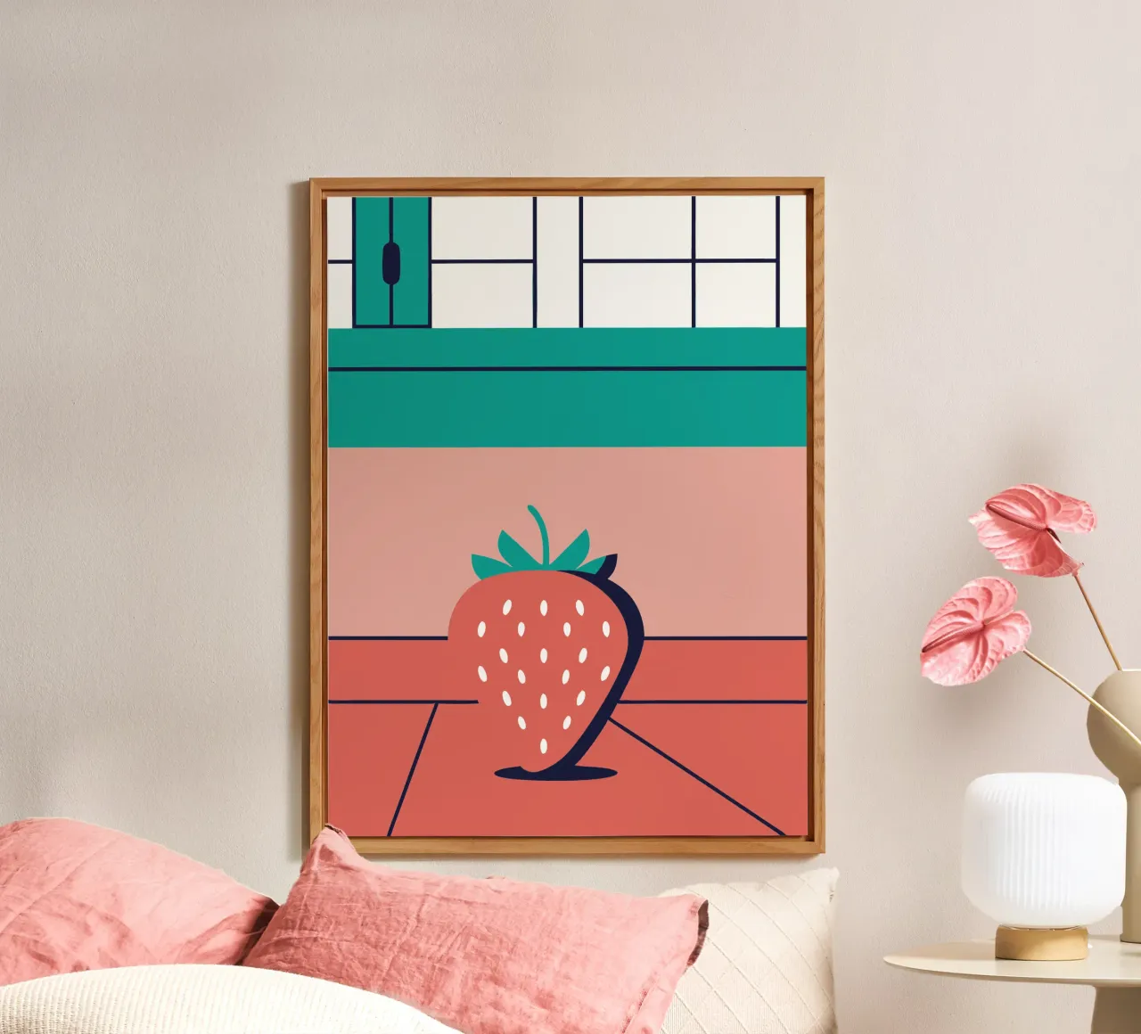 Frutta alla fragola alluminio dibond da TODAY'S SHOP