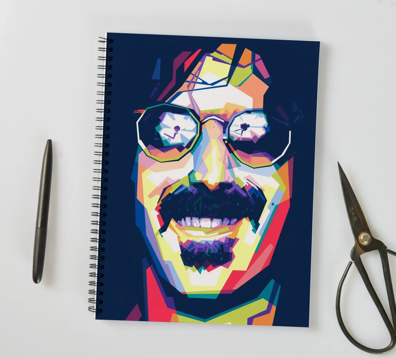 Uncle Frank spiral notebook by Alkahfsmart