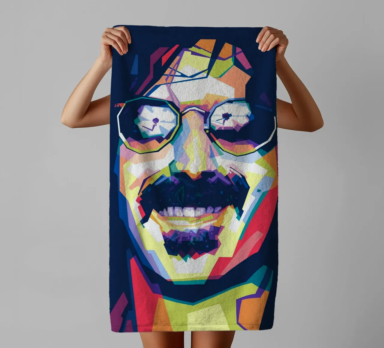 Uncle Frank towel by Alkahfsmart