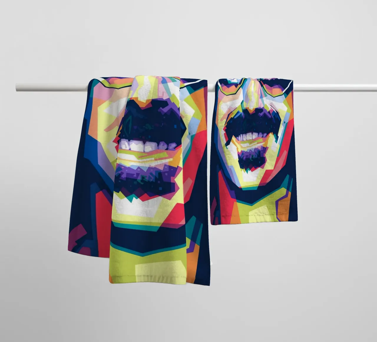 Uncle Frank towel by Alkahfsmart