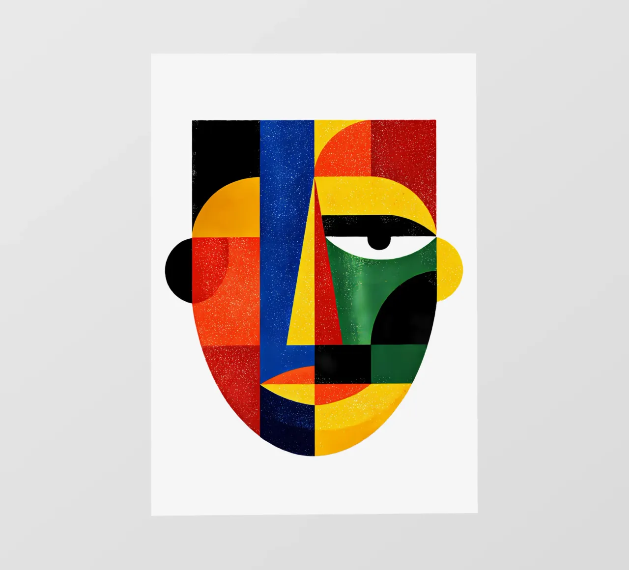 Geometric Abstract Face Trending Now backlit film by Urban Life