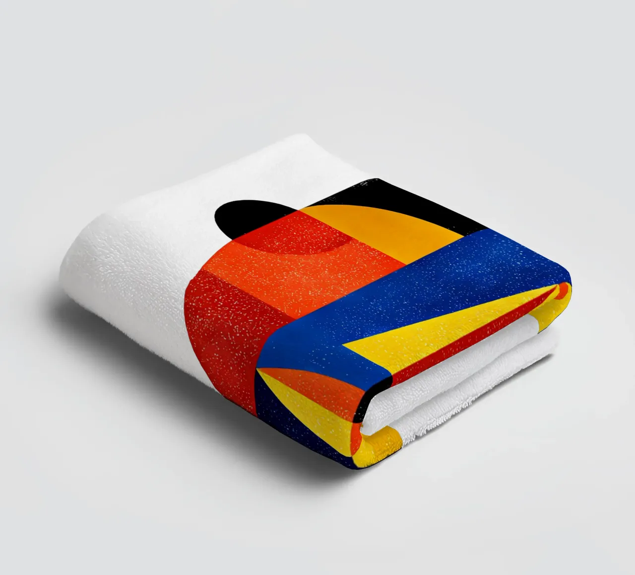Geometric Abstract Face Trending Now towel by Urban Life