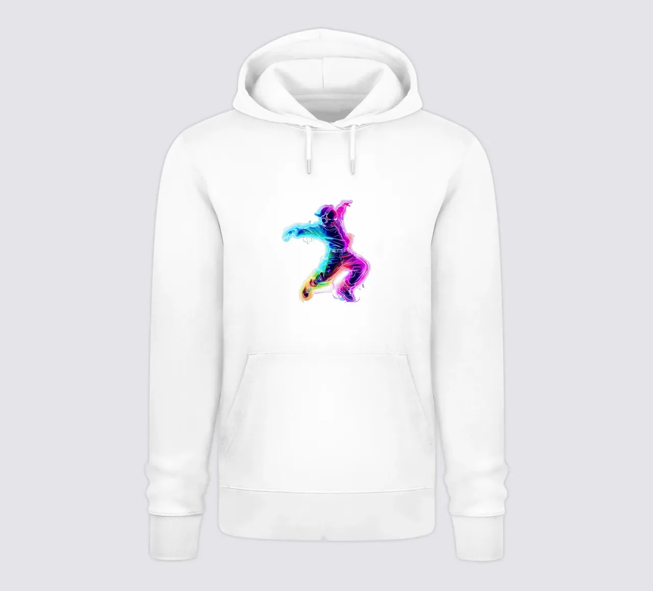 Ballerina al neon stile retrò di tendenza felpa con cappuccio da Urban Life