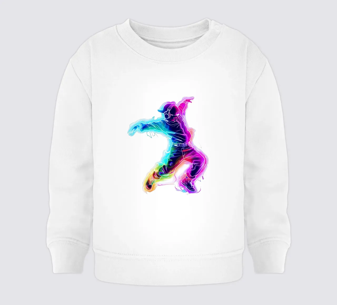 Ballerina al neon stile retrò di tendenza felpa neonato da Urban Life