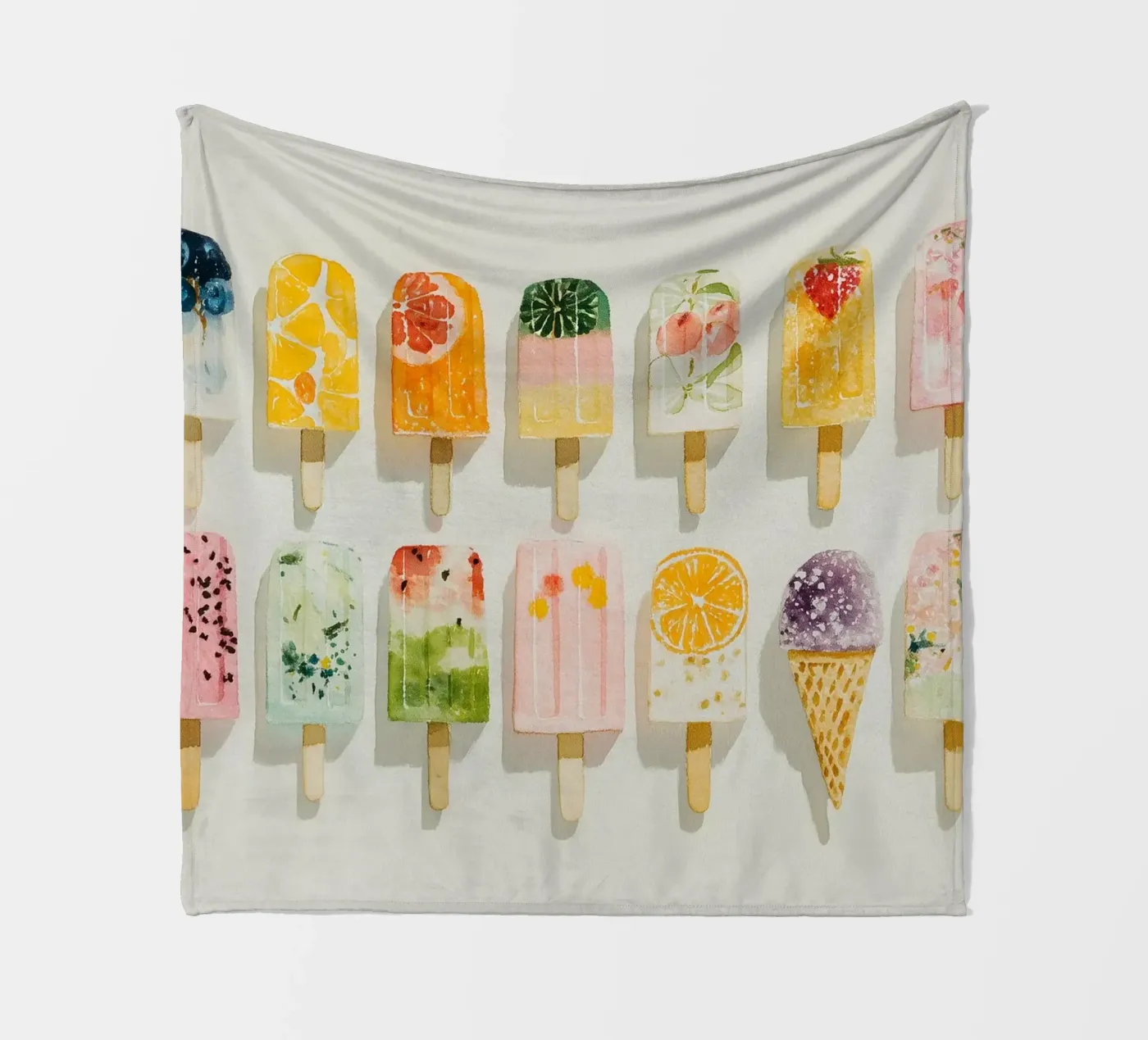 Fruity ice cream joy Fleecedecke von Carinaprint