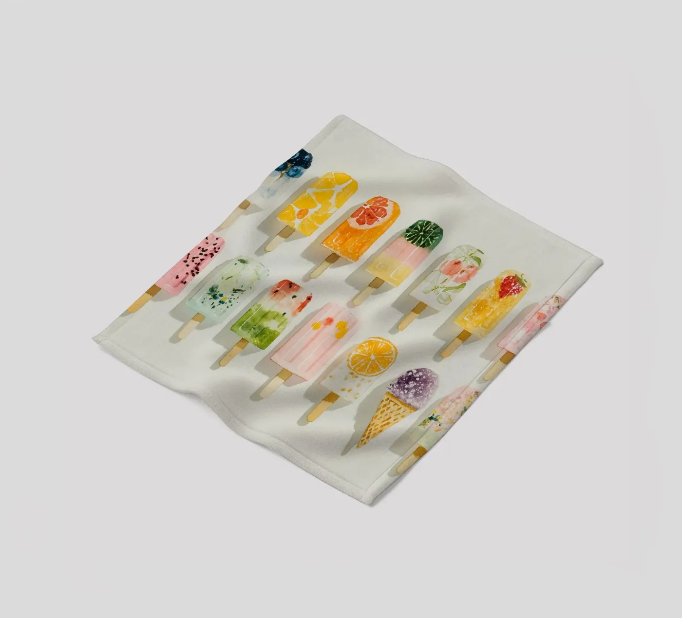 Fruity ice cream joy Fleecedecke von Carinaprint