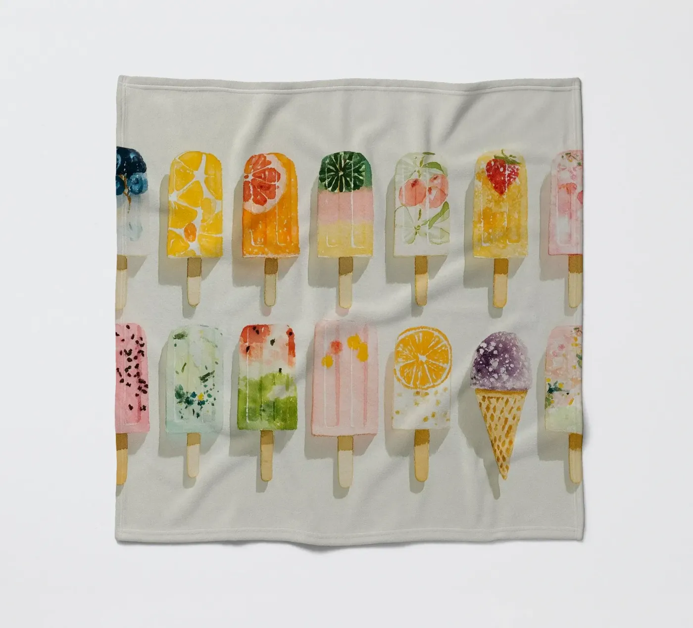 Fruity ice cream joy Fleecedecke von Carinaprint