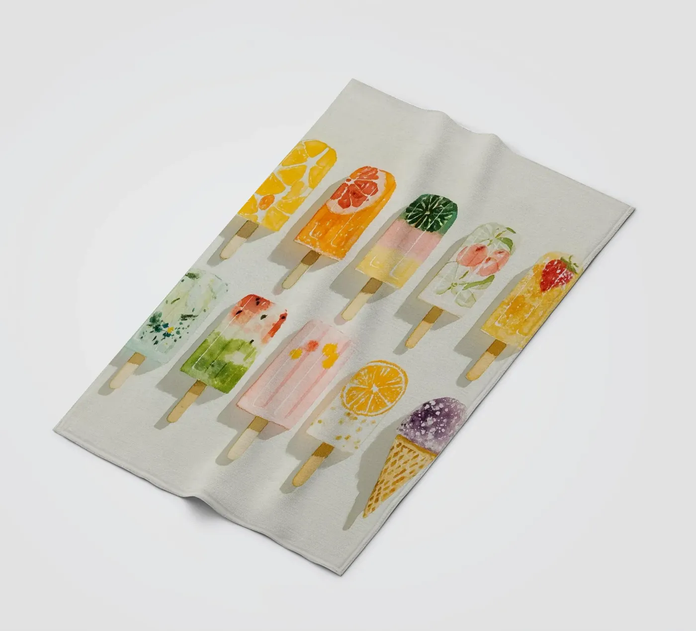 Fruity ice cream joy Fleecedecke von Carinaprint