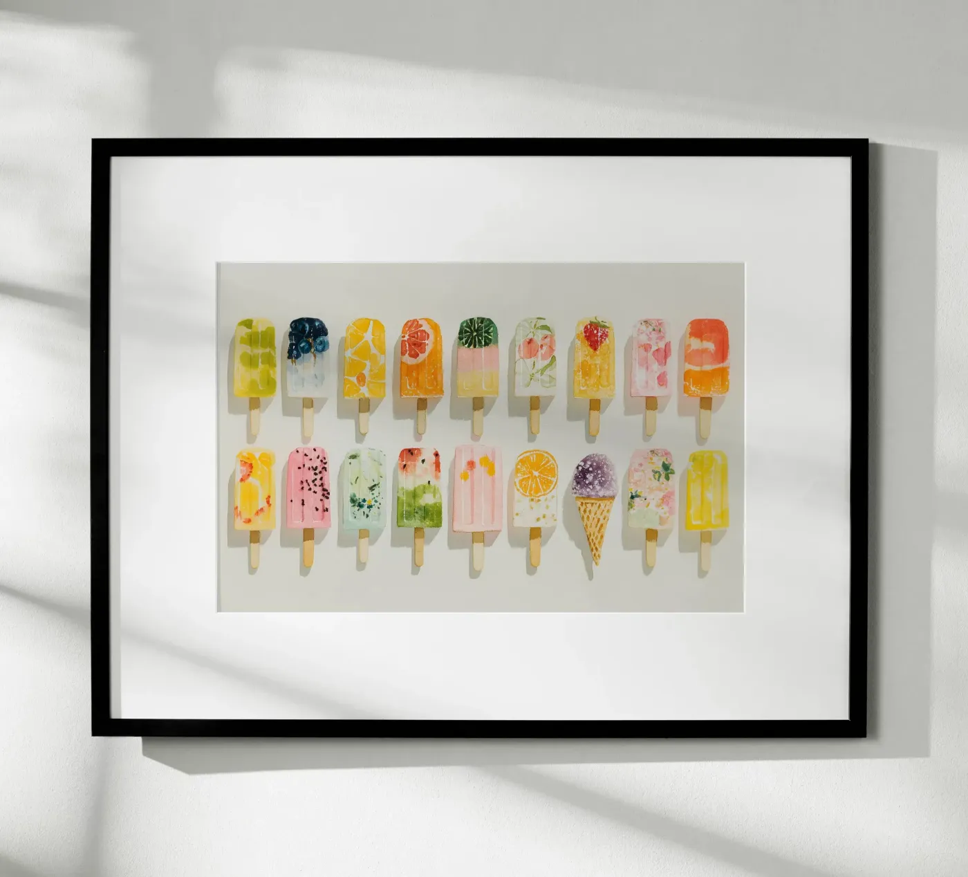Fruchtige Eis Freude Poster von Carinaprint