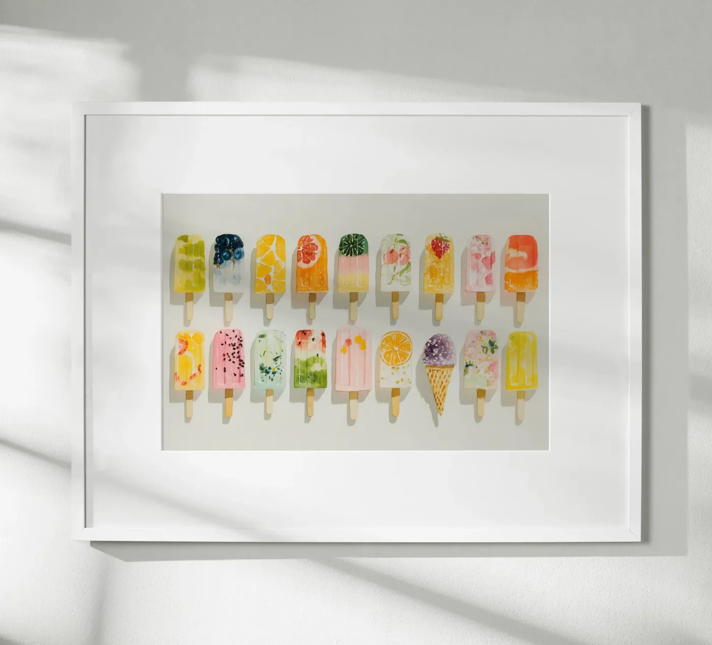 Fruchtige Eis Freude Poster von Carinaprint