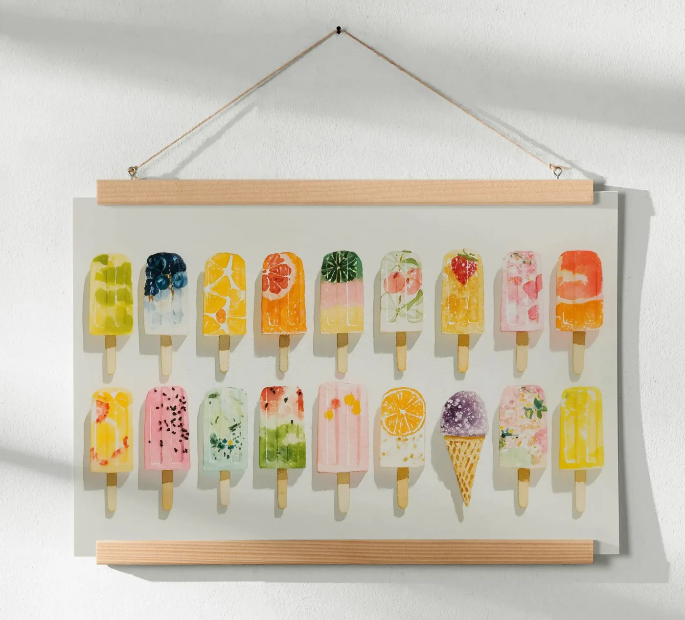 Fruchtige Eis Freude Poster von Carinaprint