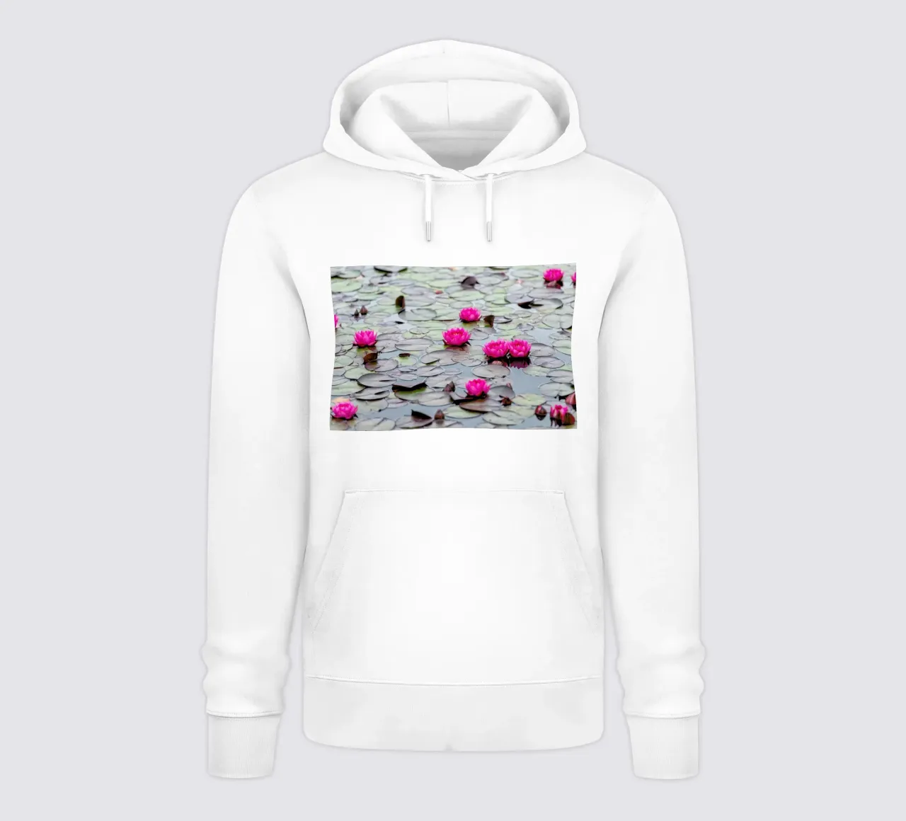 Waterlillies 2 felpa con cappuccio da Curious Collections by Marielle Leenders