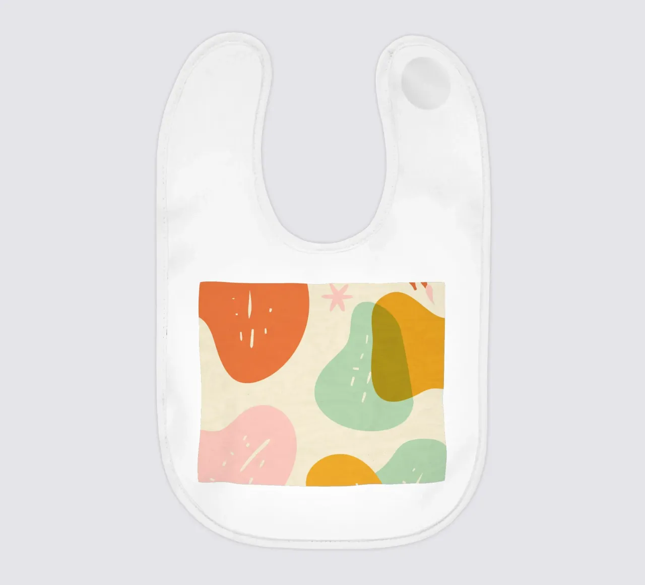 Miscela di colori spensierati bavaglino da Kintsugi99
