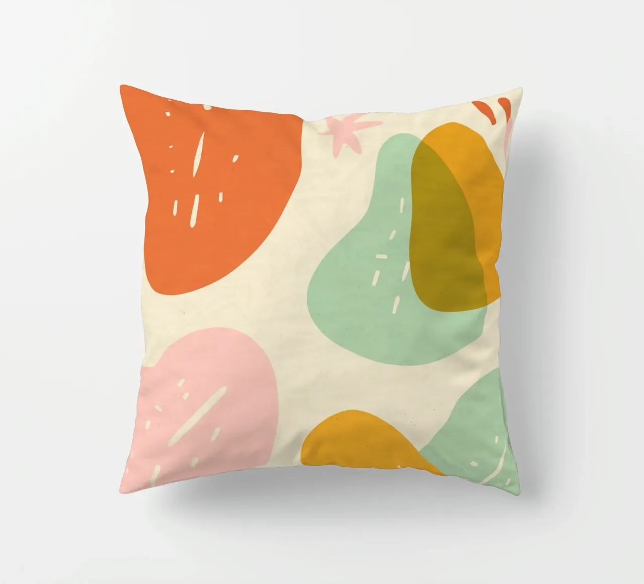 Miscela di colori spensierati cuscino da Kintsugi99