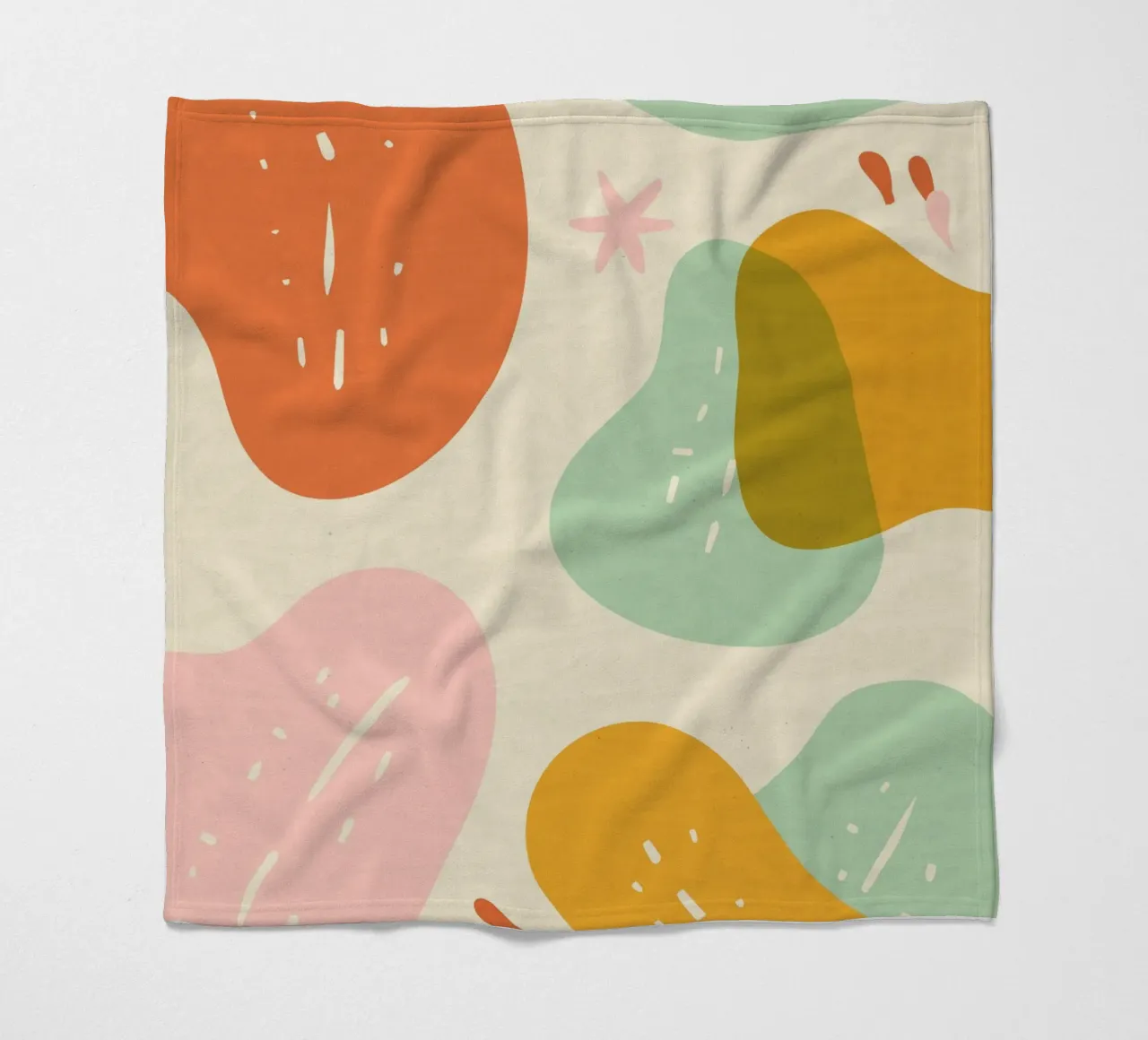 Miscela di colori spensierati coperta in pile da Kintsugi99