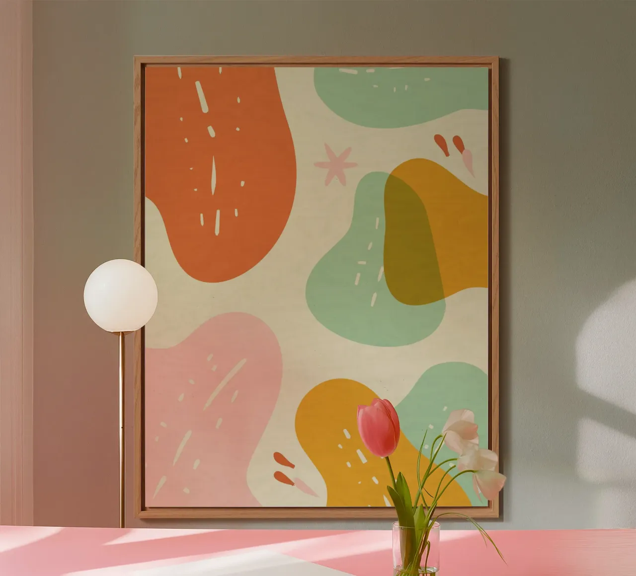 Miscela di colori spensierati alluminio dibond da Kintsugi99